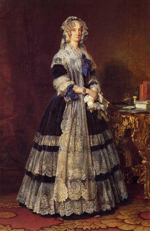 Franz Xaver Winterhalter Queen Marie Amelie Sweden oil painting art